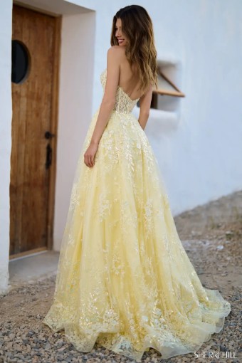 Sherri Hill 56577 #4 Yellow thumbnail