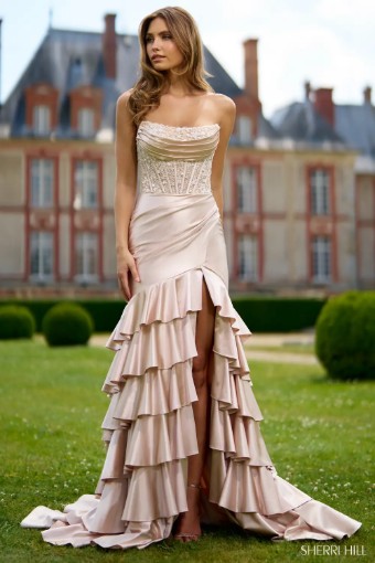 Sherri Hill 56930 #3 Lilac thumbnail