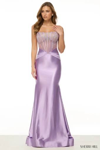 Sherri Hill 57071 #3 Lilac thumbnail